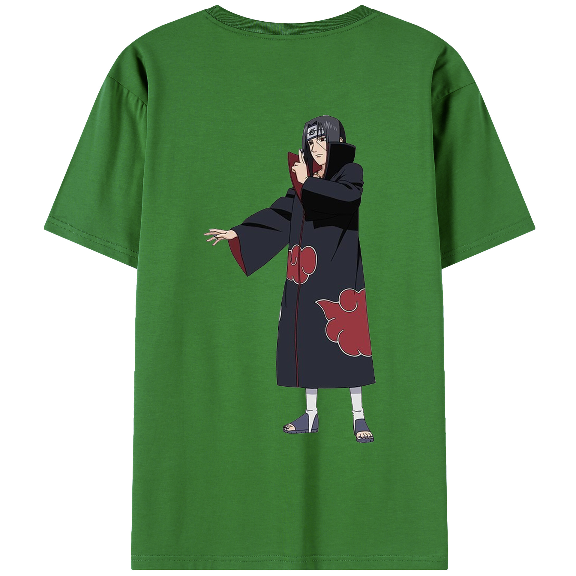 （画像用） NARUTO -ナルト- うちは イタチ Uchiha Itachi レディース半袖Tシャツ(バックプリント)